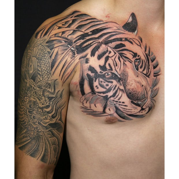 Tiger-Tribal-Tattoo for men