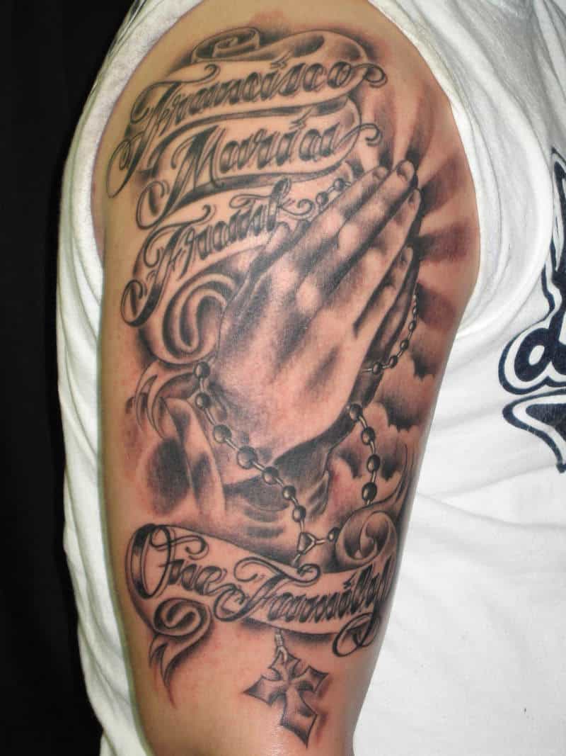 praying hands tattoo ideas