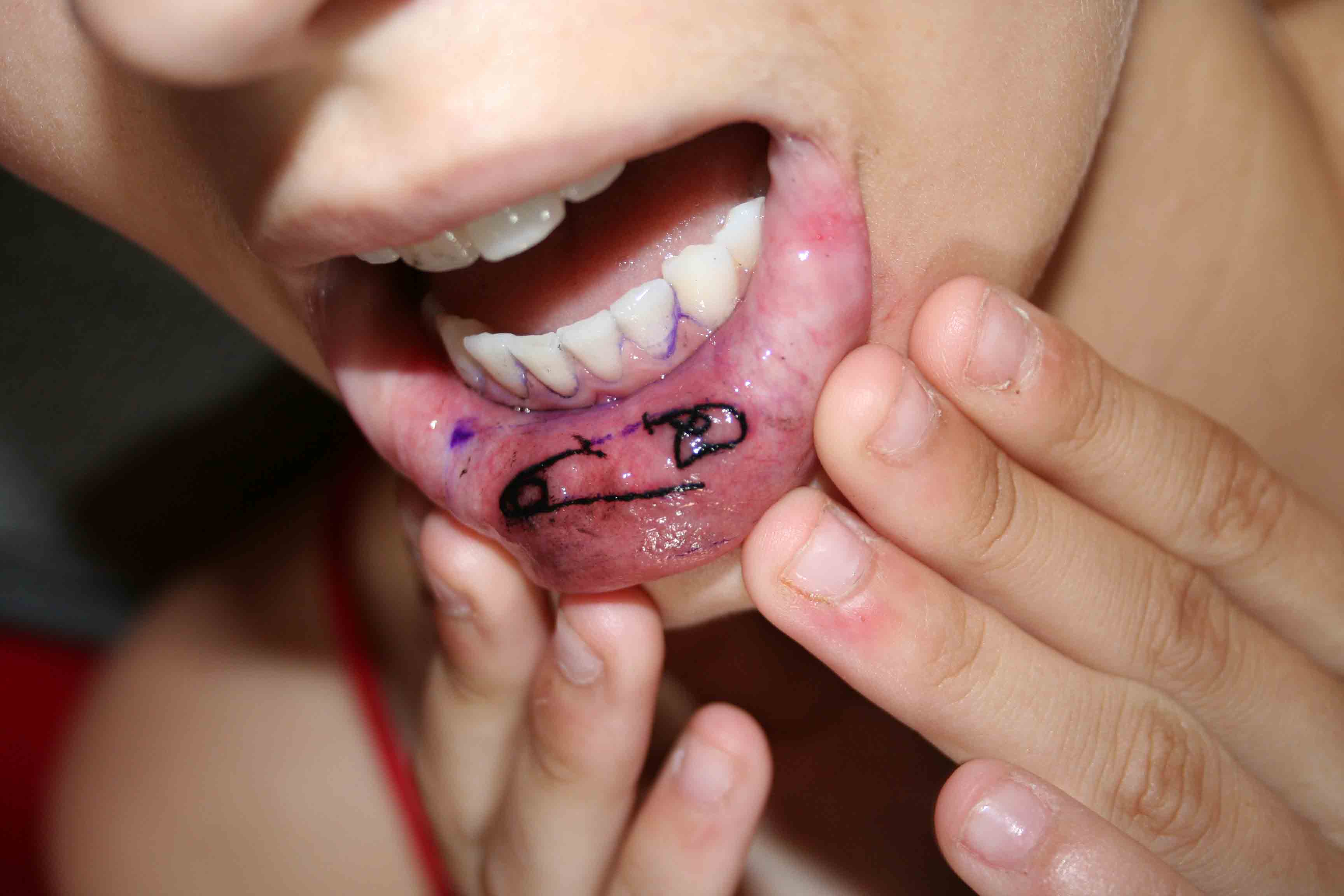 inner lip tattoo ideas