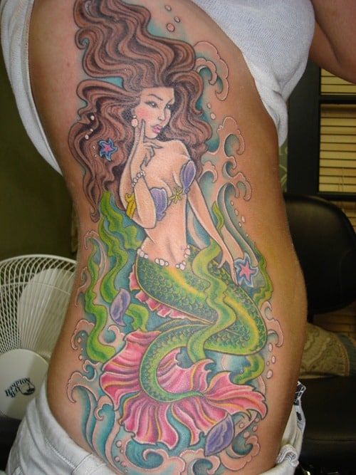 Mermaid-Tattoo-Design