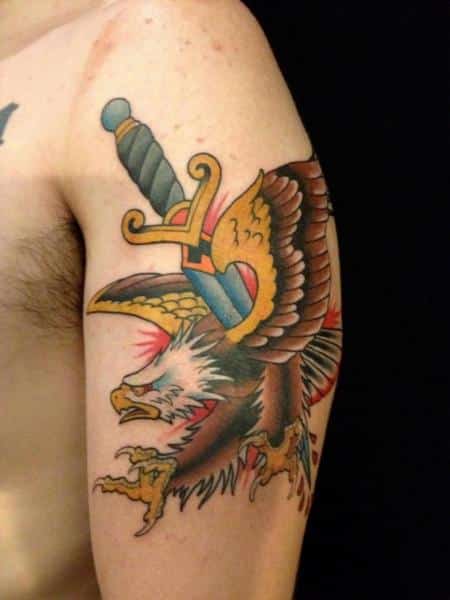 Dagger-Eagle-Tattoo