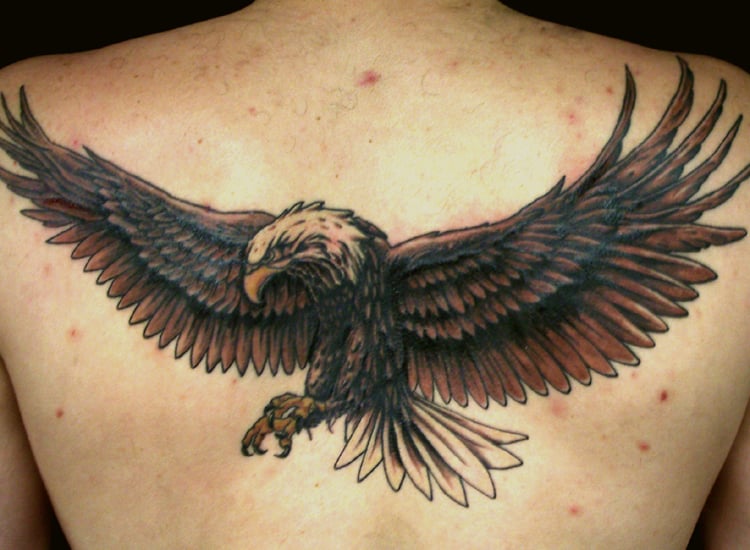 flying-eagle-tattoo-on-back-body