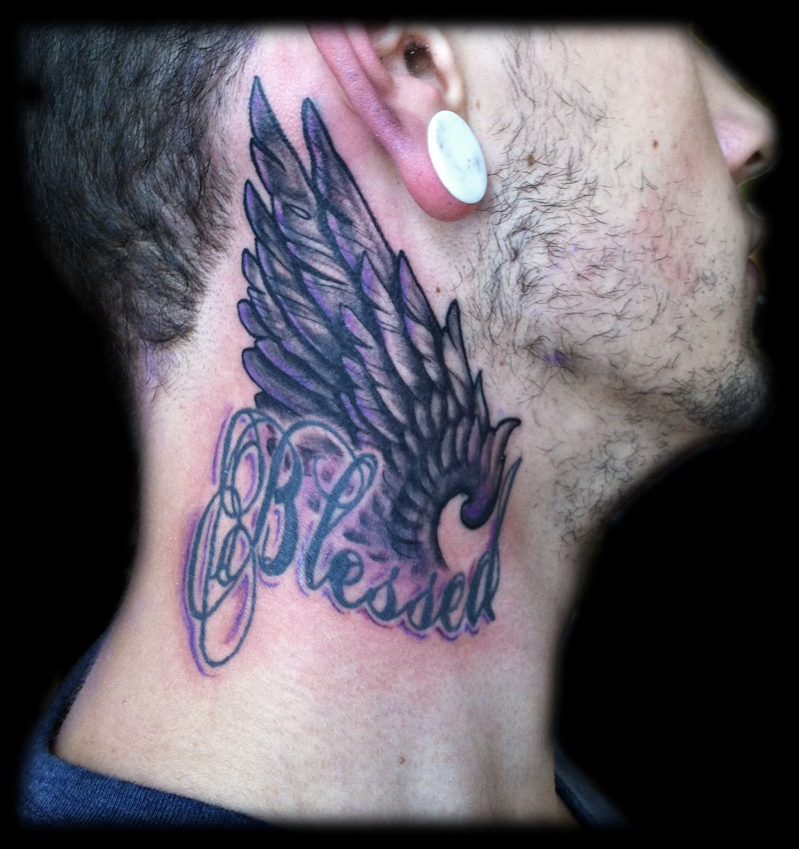 Angel-Tattoo-on-Neck