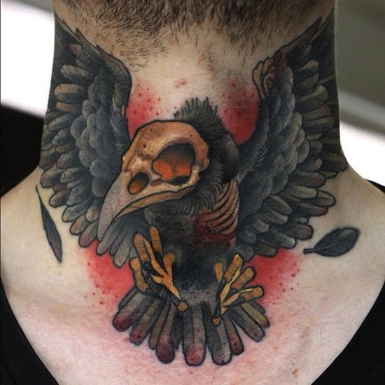 crow-neck-tattoos-tattoohive