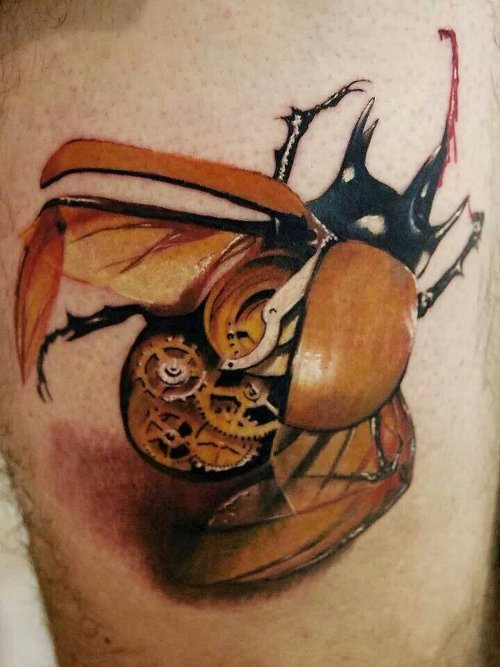 Cool-3D-insect-biomechanical-tattoo-design