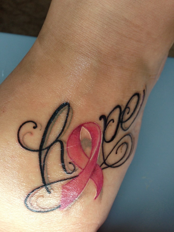 3D-Hope-Breast-Cancer-Tattoo-Design-For-Arm