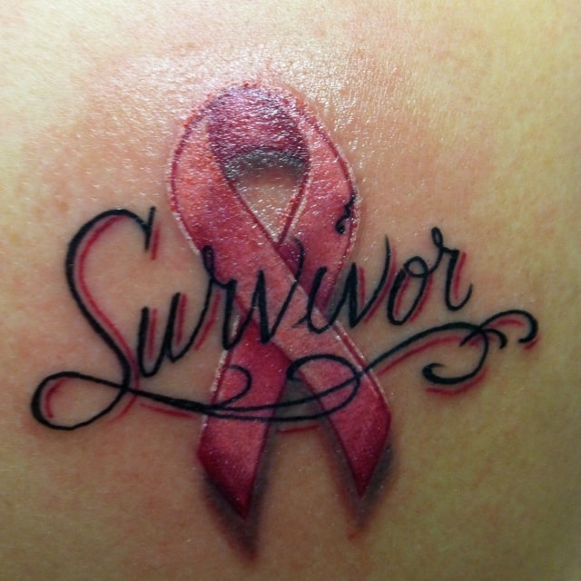 Survivor-Pink-Breast-Cancer-Logo-Tattoo-Design