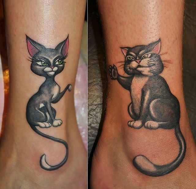 Cats-Couple-Tattoo
