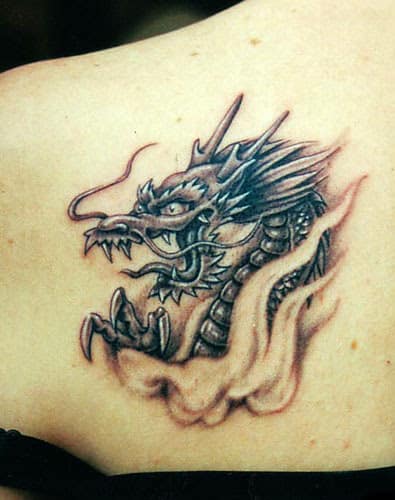 Girl Dragon Tattoos