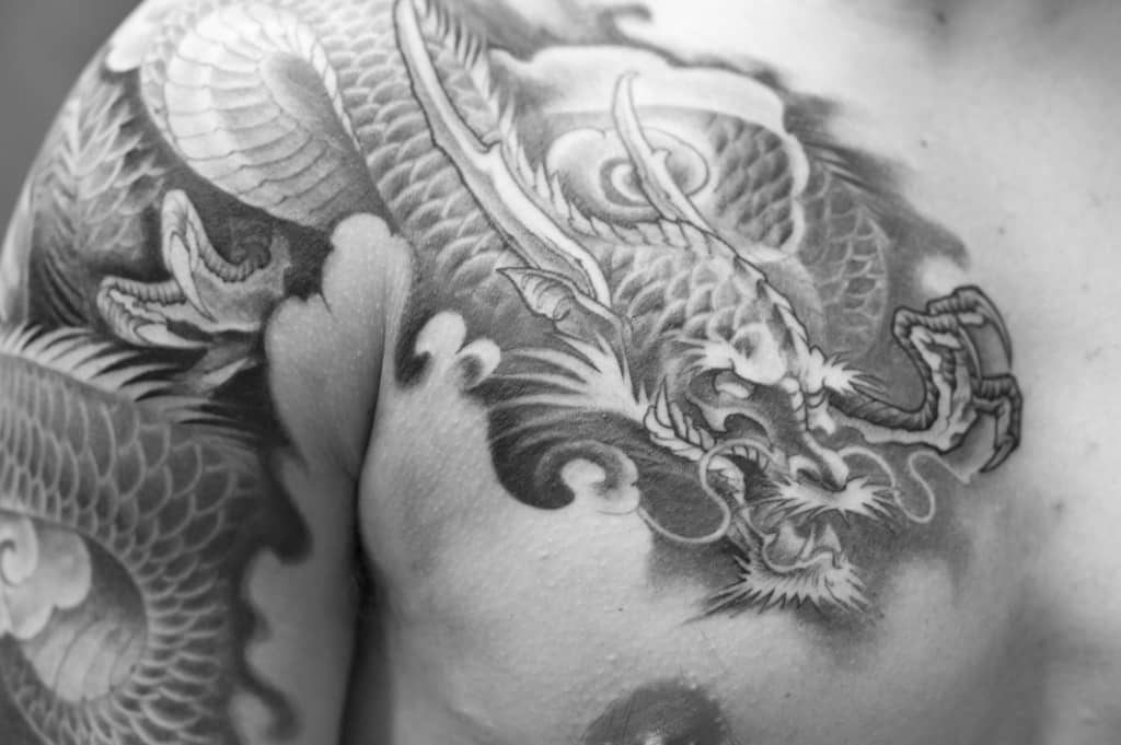 chest-dragon-tattoo