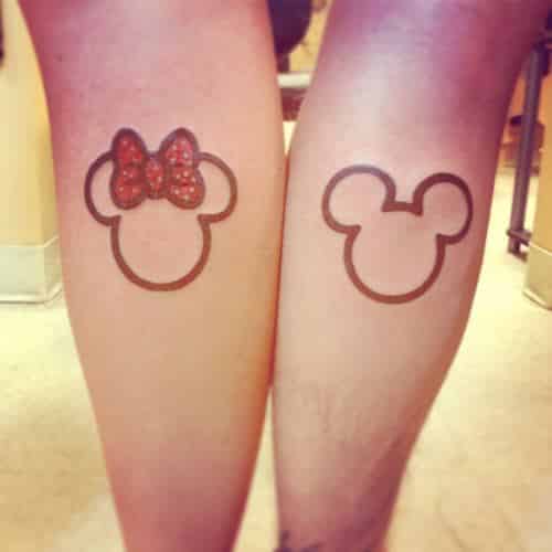 couple-tattoos-mickey-mouse