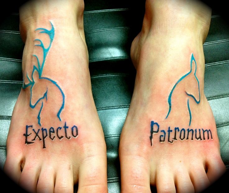matching couples tattoos on feet