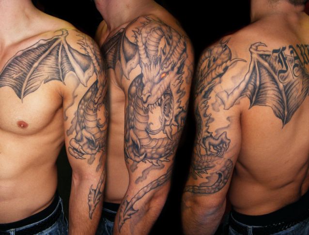 unique-dragon-tattoo