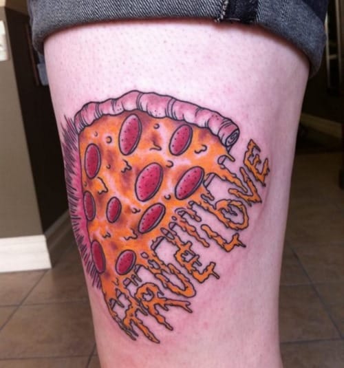 pizza Tattoos for Women