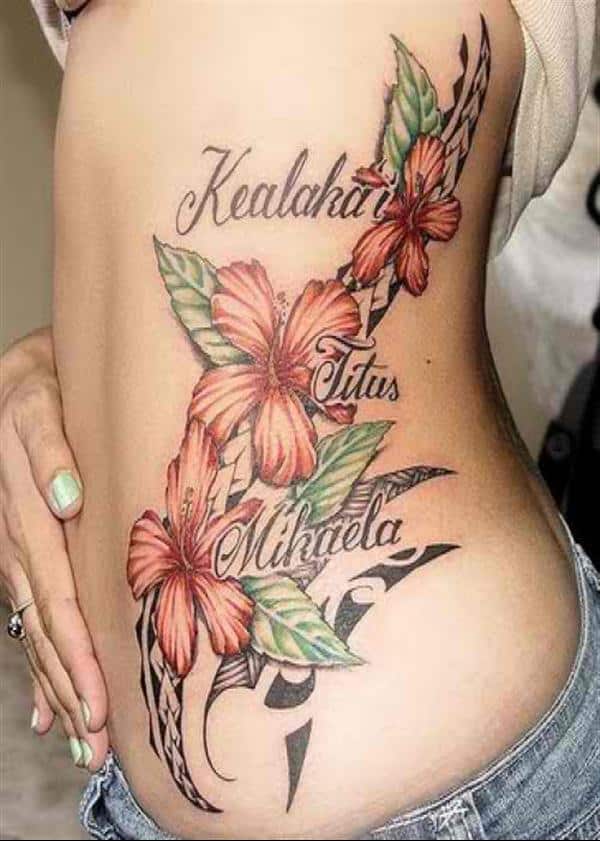 tattoo ideas for women tribal flower