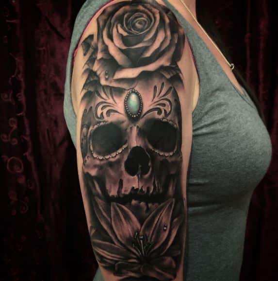 badass skull tattoos