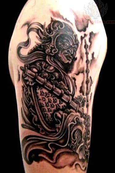 black-and-grey-samurai-warrior-tattoo