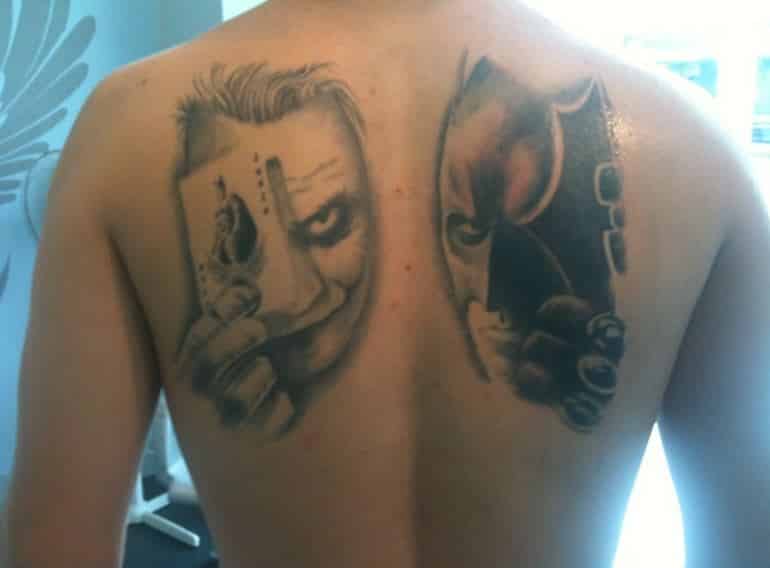 joker-n-batman-tattoo-on-back-for-men