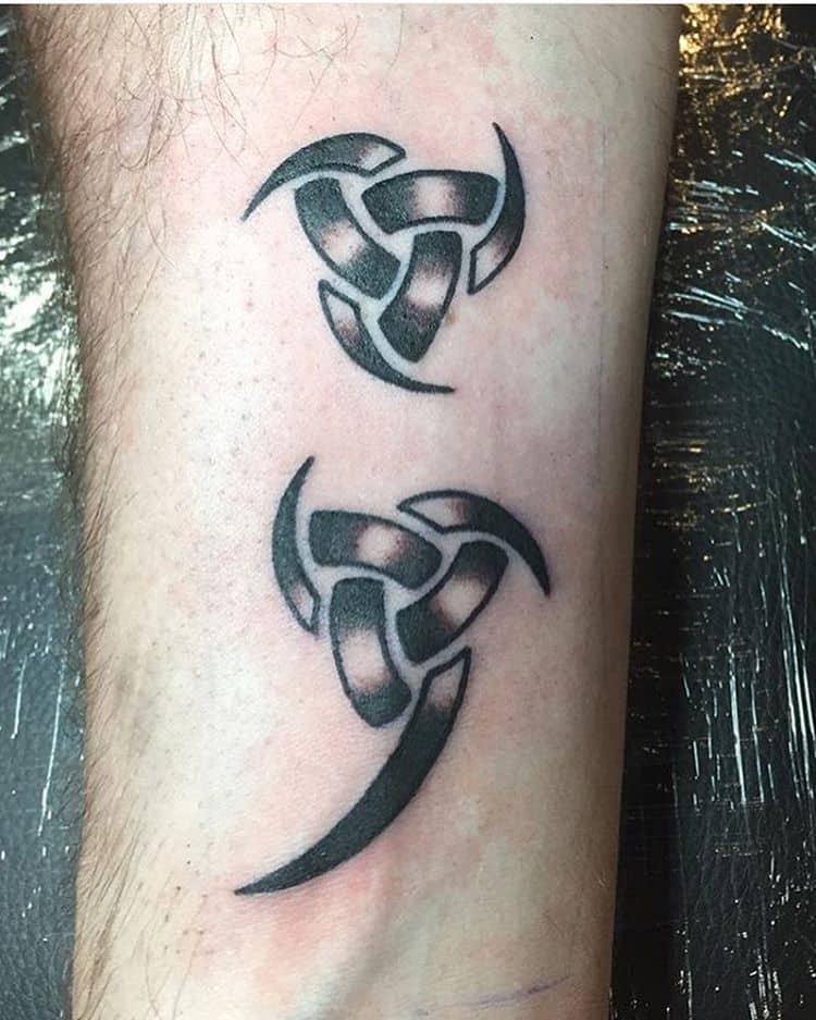 semicolon tattoo celtic design