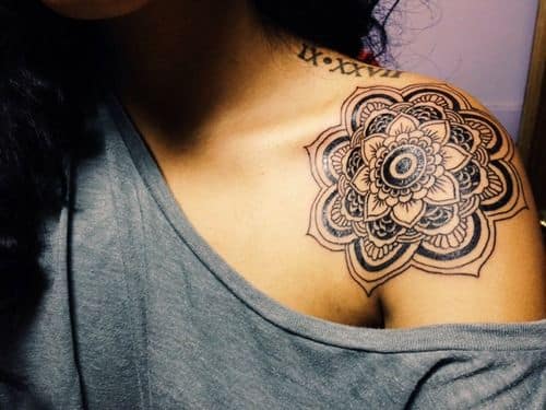 mandala lotus tattoos