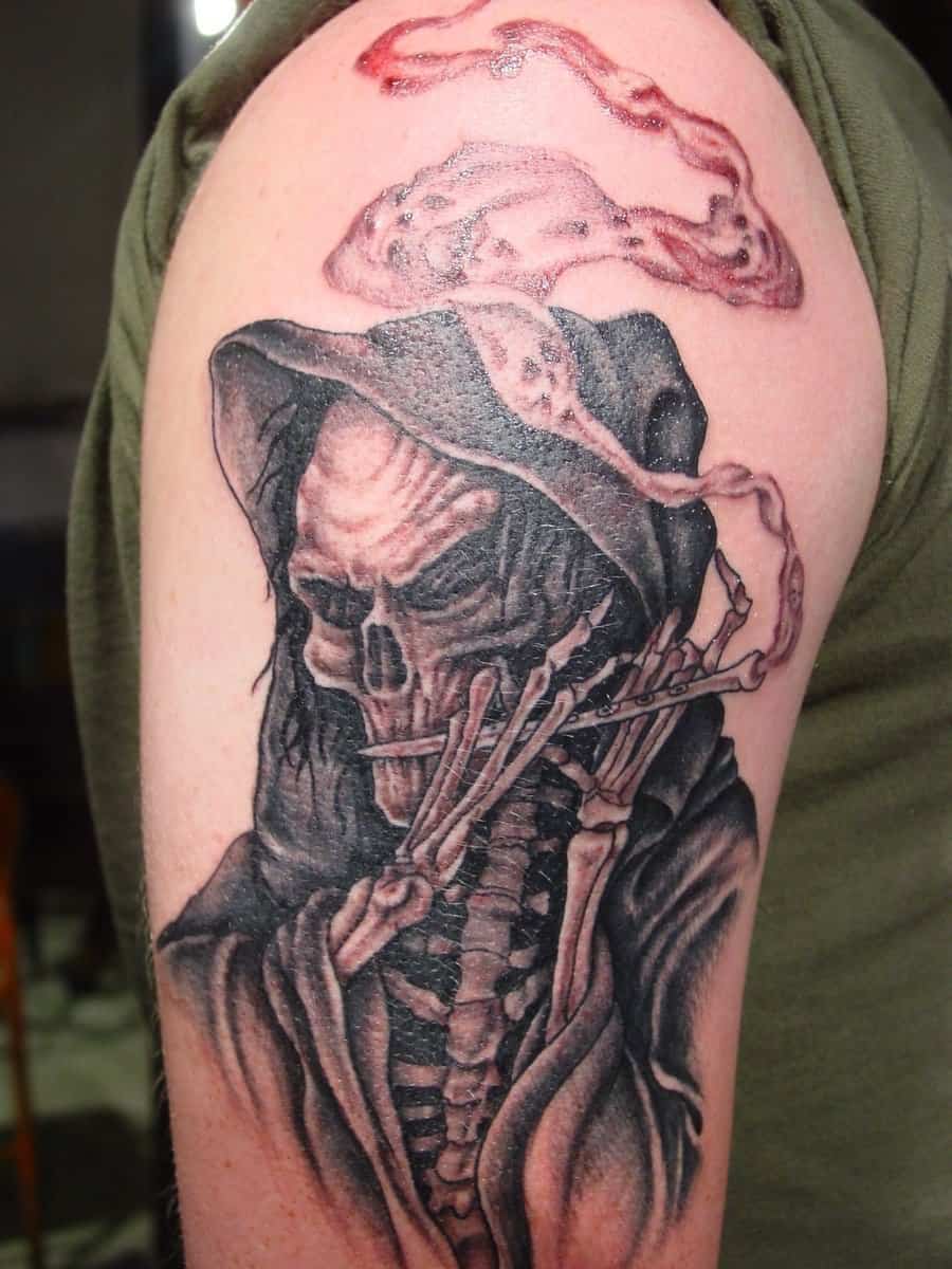 105 Cool Grim Reaper Tattoos Designs, Ideas and Meanings