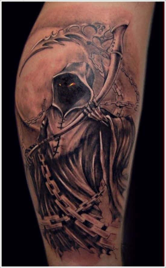 grim reaper tattoos meaning