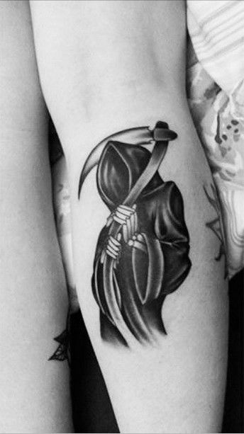 grim reaper tattoos meaning