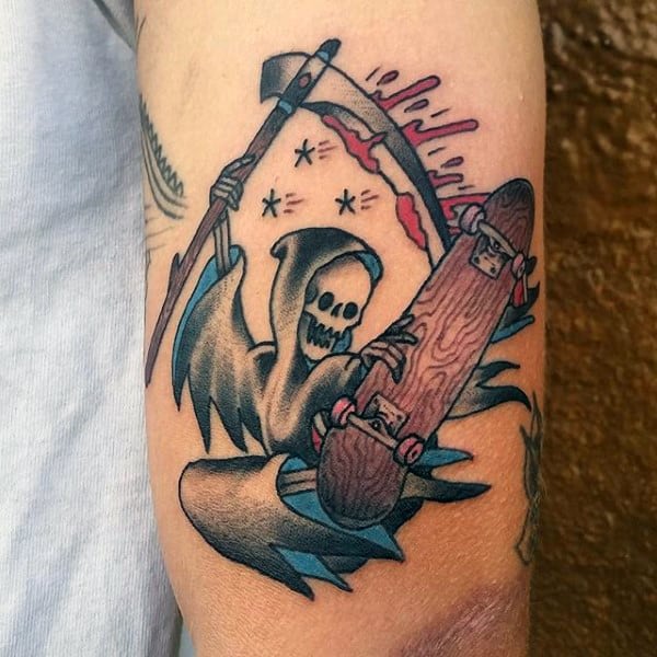top grim reaper tattoo designs