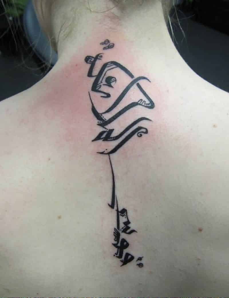 Amazing spine tattoo on Tattoo Design