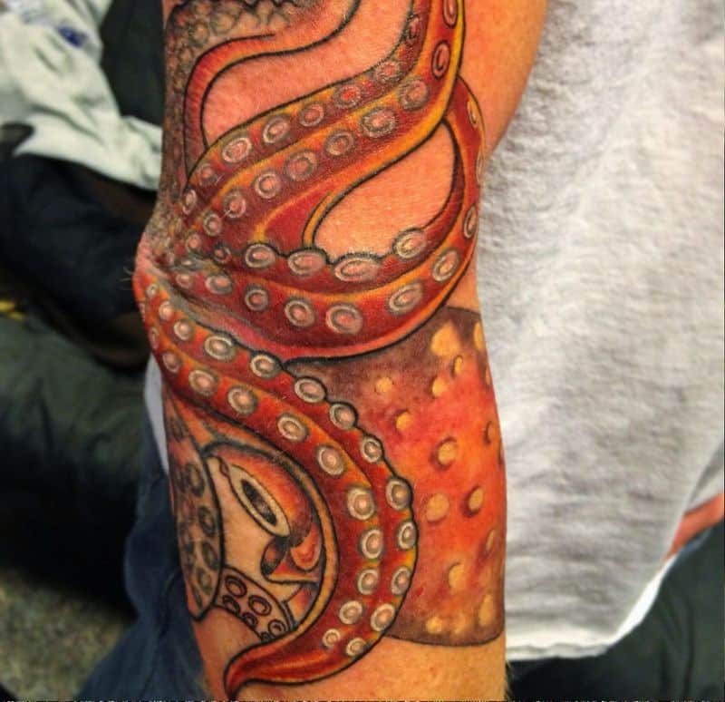 celtic elbow tattoo design
