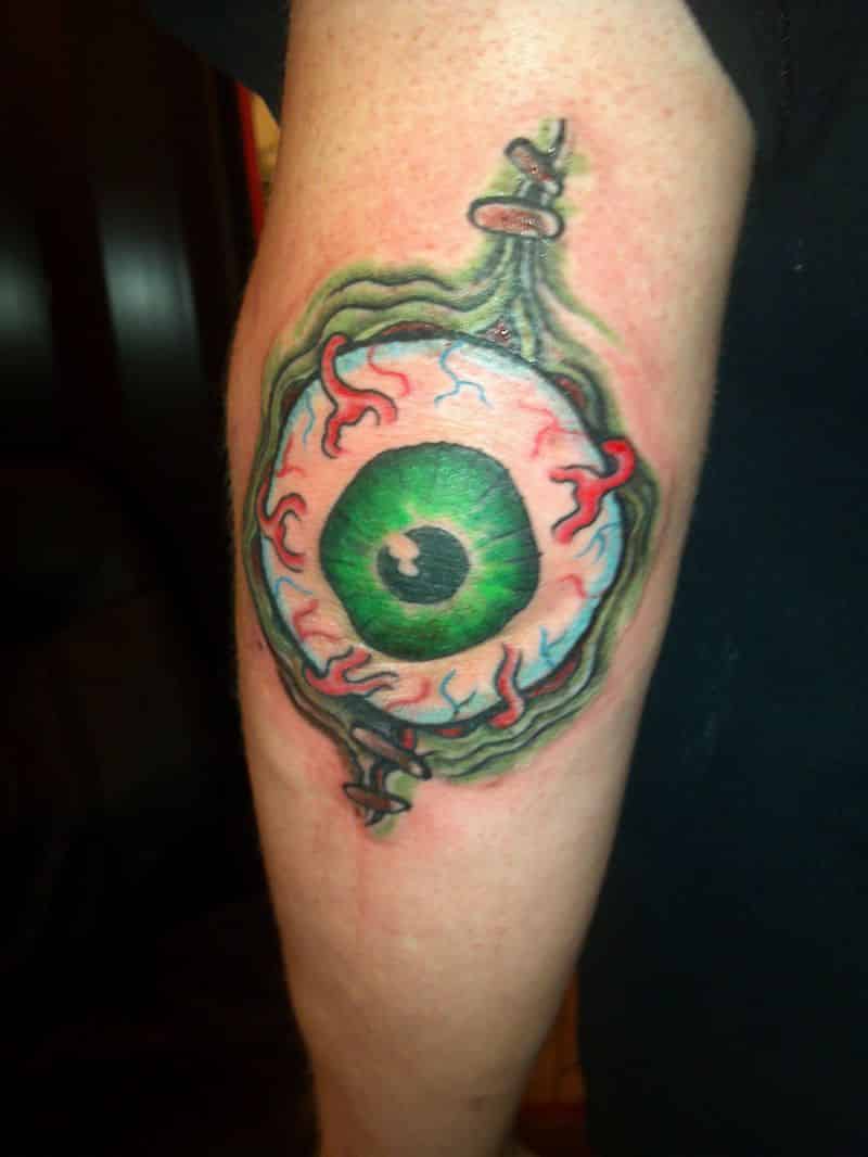 elbow tattoo eye
