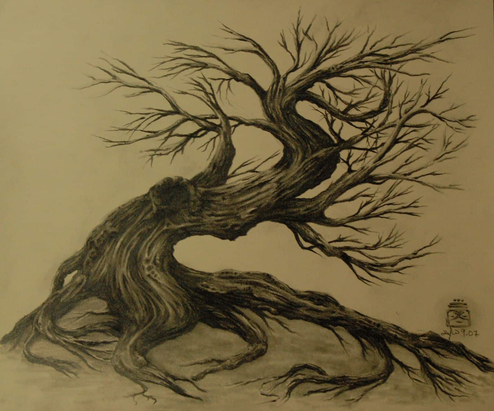 Old Dead Tree Tattoo Inspiration