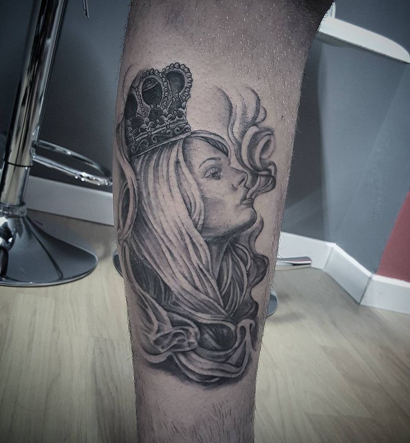 queen Crown Tattoo