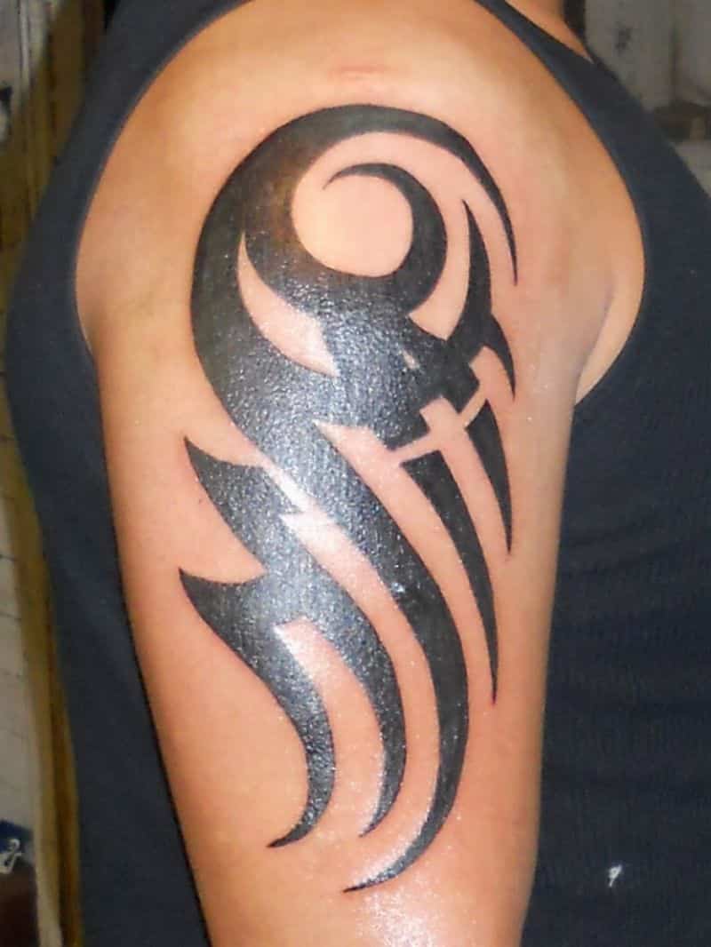 Arm Tribal Tattoo Designs For Men