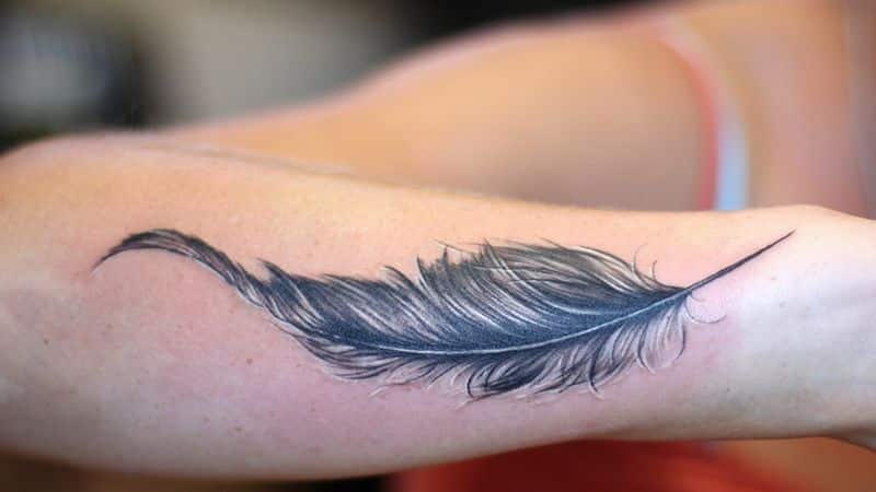 Feather Tattoo Designs On Arm