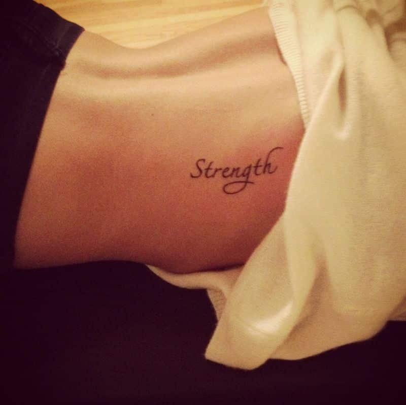 Strength Tattoos For Women