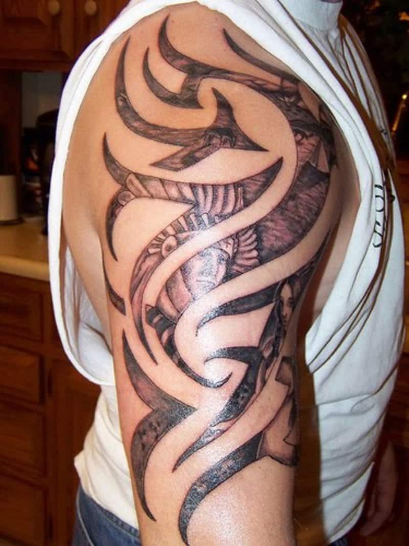 Tribal Half Sleeve Tattoos For Men