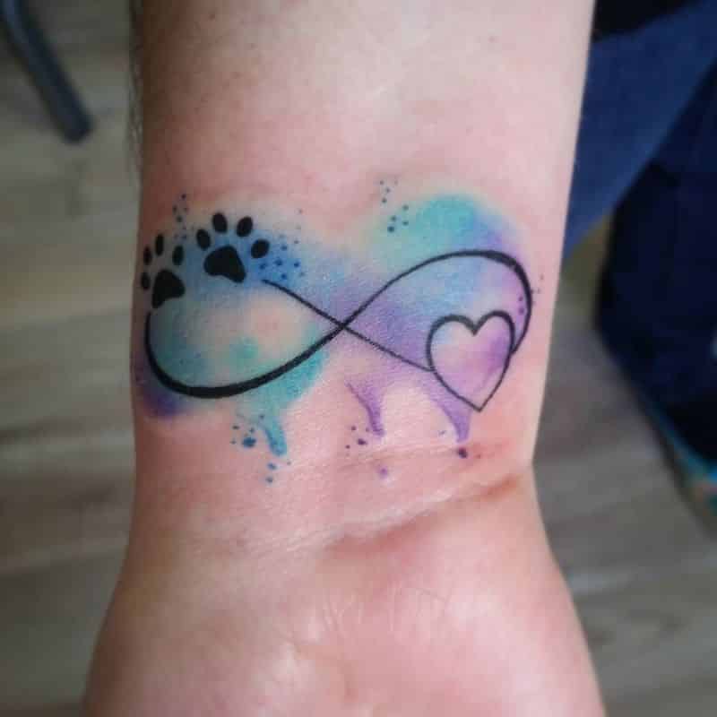 Lovely Watercolor Tattoo
