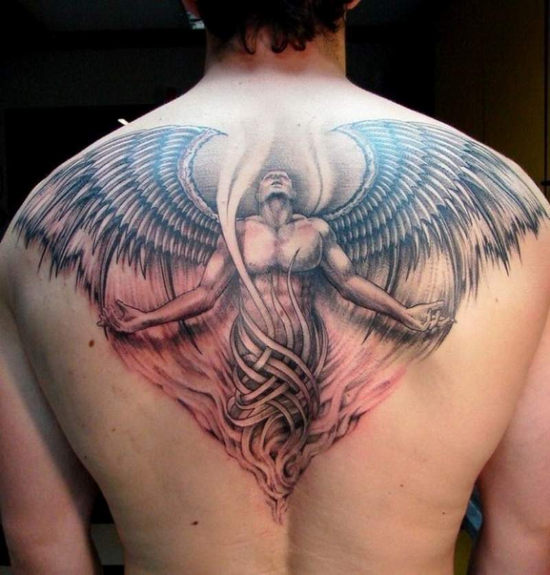 cool angel tattoos