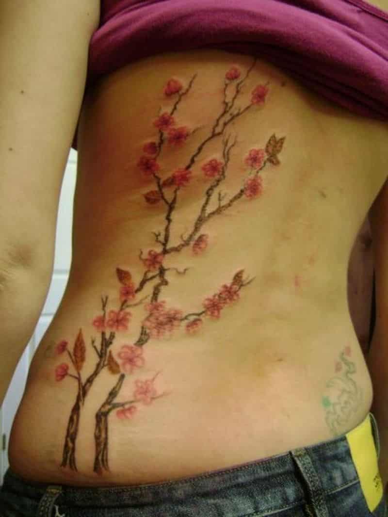 Lower Back Japanese Tattoos For Women