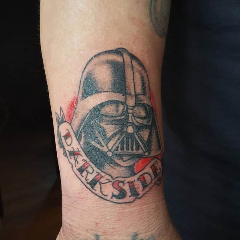 Small Darth Vader Tattoo