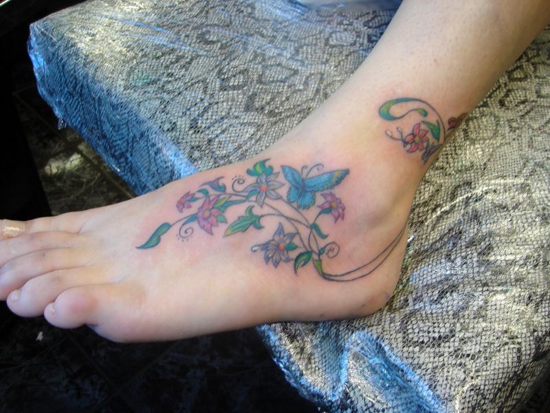 nice ankle tattoo