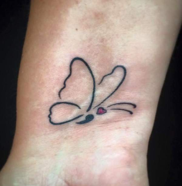 Semicolon butterfly tattoo best