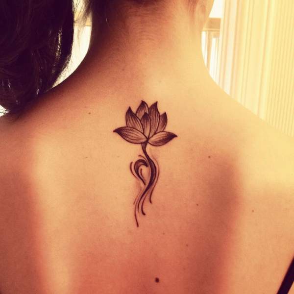 semicolon flower tattoo nice