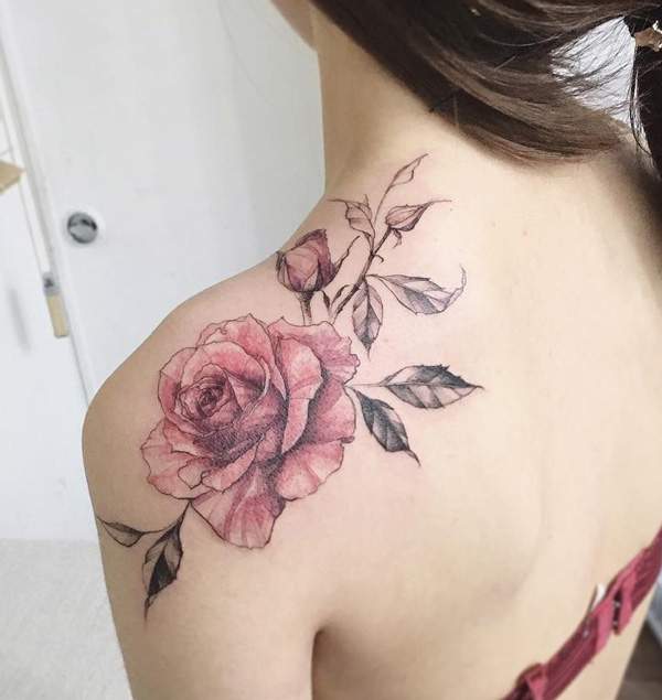 Best Rose Tattoo Design